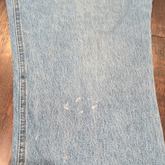 Vintage Bugle Boy 750 Jeans Mens 42W 30L Light Blue Wash Straight Leg Denim 90s - Picture 6 of 11